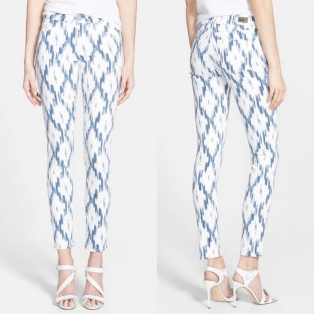 PAIGE Verdugo Ultra Skinny Alexandria Print Jeans Size 28
